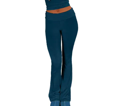 Low Waist Flare Pants for Woman