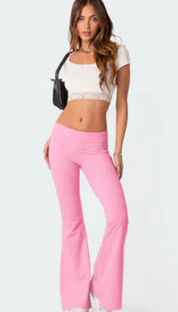 Low Waist Flare Pants for Woman