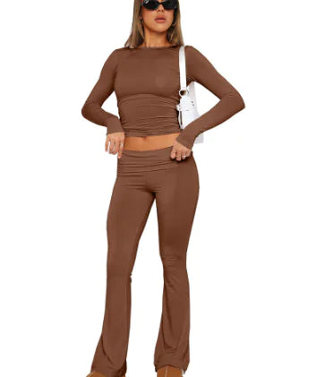 Low Waist Flare Pants for Woman