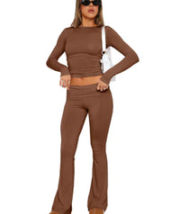 Low Waist Flare Pants for Woman